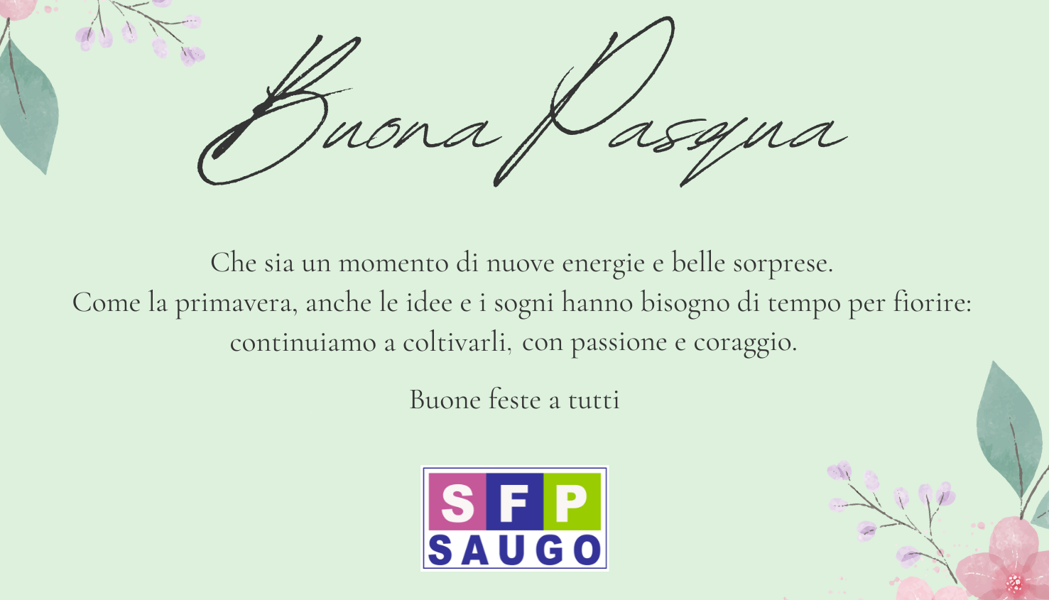 La Scuola Saugo Augura Buona Pasqua